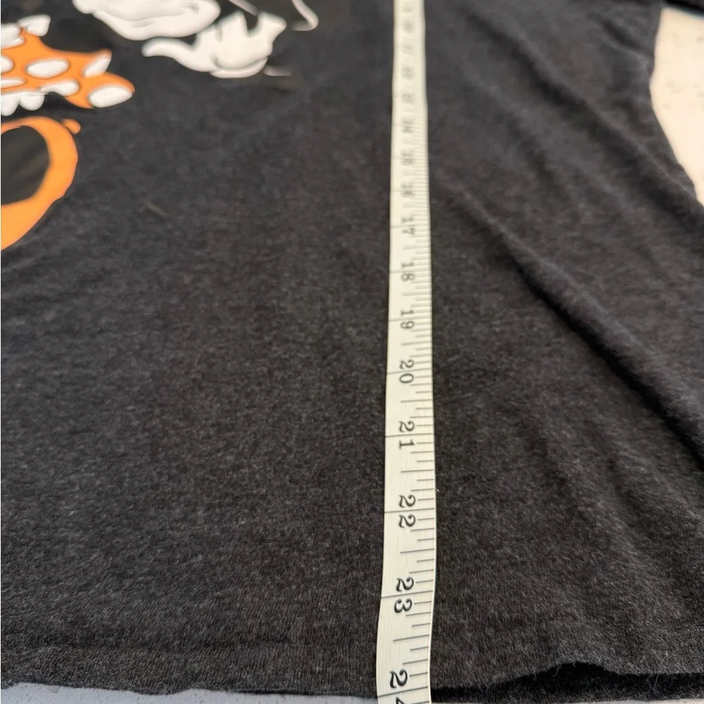 Disney Minnie Mouse Witch Hat Halloween Graphic T-Shirt Gray Women’s Large - Picture 6 of 6